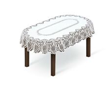 Tablecloth Oval, lace, white