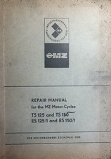 MZ TS 125, TS 150, ES 125/1, ES 150/1 - ORIGINAL 1974 REPAIR MANUAL