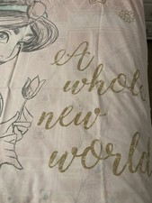 Next Disney Aladdin Princess Jasmine Single Bed Duvet Set Reversible Bedding