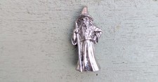 Pewter Merlin Figure Miniature Model Ornament Fantasy Figurine