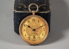 Antique H Samuel Climax 12ct Gold Ladies Fob / Pocket Watch