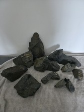 10kg BLACK ELDERLY ROCK, RARE- VARIOUS SIZES- AQUASCAPING, AQUARIUM, FISHTANK?