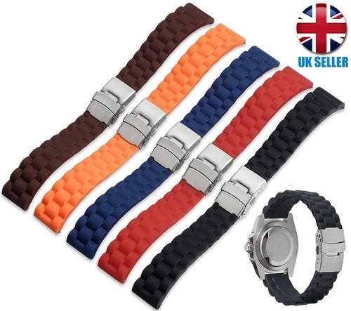 Silicone rubber sport watch - rubber,