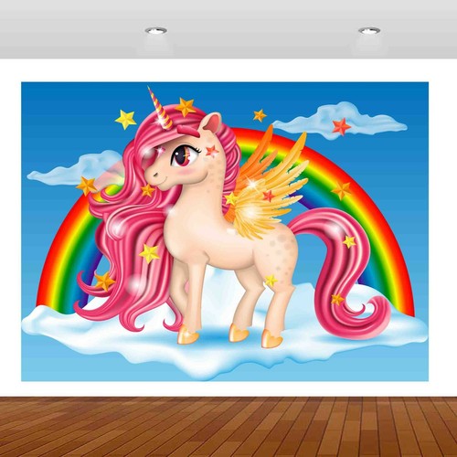 Fantasy unicorn pink horse - unicorn,