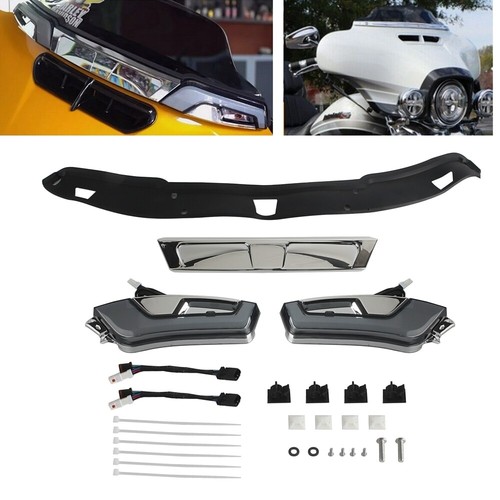 Led windshield trim - trim, w/drl