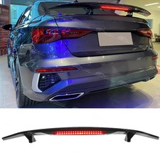 For Audi A3 S3 A4 A5 A6 52" Rear Boot Trunk GT Racing Spoiler Wing w/LED Light