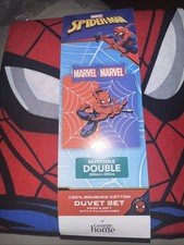 Spiderman Marvel Reversible Duvet Cover Bedding Set Brand New
