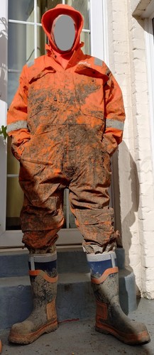 Mens supertouch vis orange - vis,
