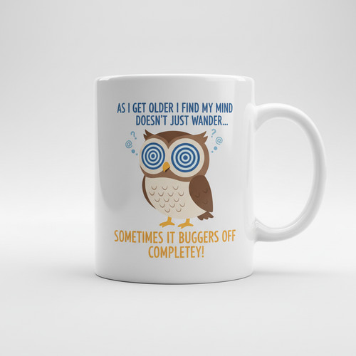 Funny owl mug - funny,