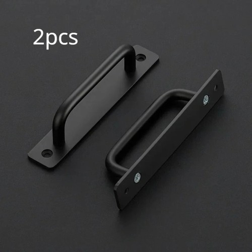 2pcs black door - 2pcs, pull