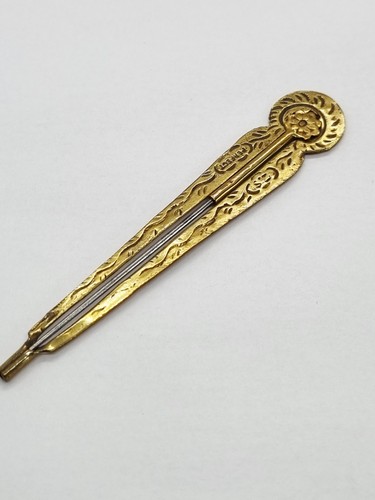 Antique brass retractable - brass,