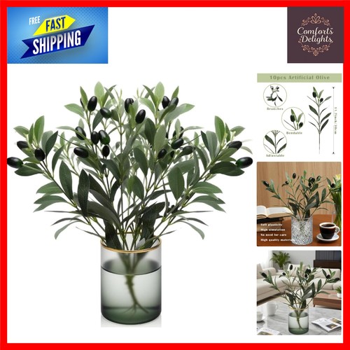 Lifelike faux olive branches - faux,