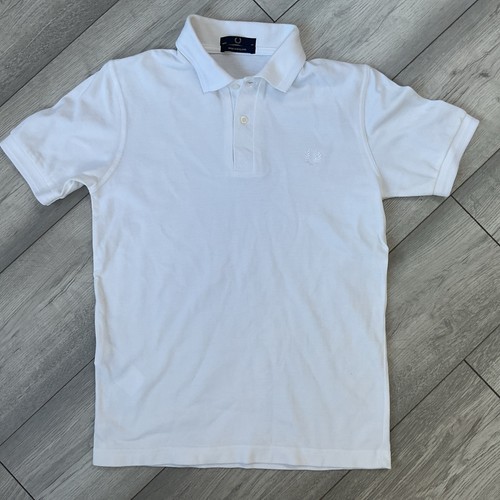 Fred perry men white polo - men's,