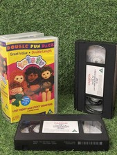 Tots TV Double Fun Pack Childrens VHS Kids Video Tape Lost Teddy Sticky Disaster