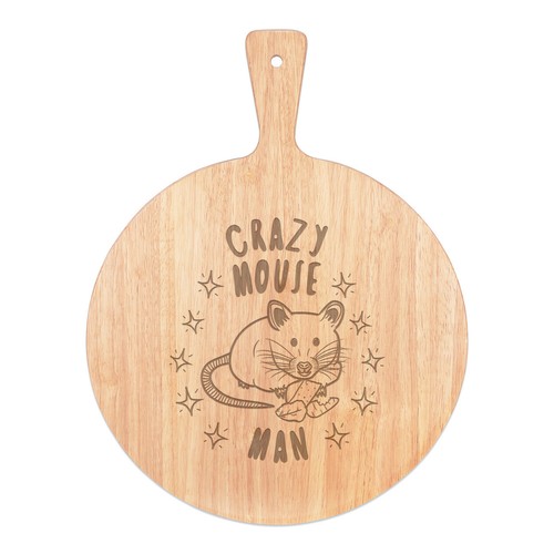 Crazy mouse man - mouse, pizza