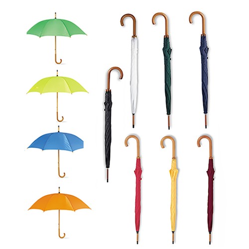 Classic umbrella with wooden - classic,