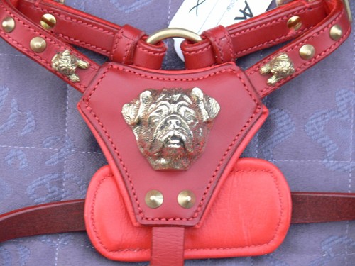 New leather pug - new, dog