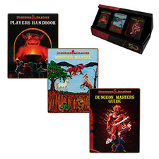 Dungeons & Dragons 50th Anniversary 1st Edition Book Cover Metal Collector's Set