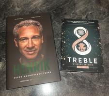Henrik Larsson Book & Treble DVD Celtic Football Club Champions 1888 Glasgow CFC