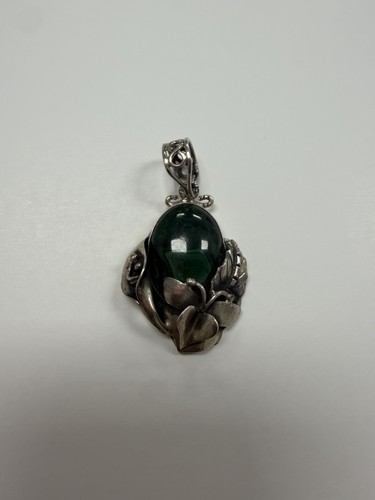 Vintage silver pendant - silver, w