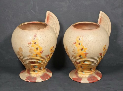 Pair vintage 1930s art - art, deco