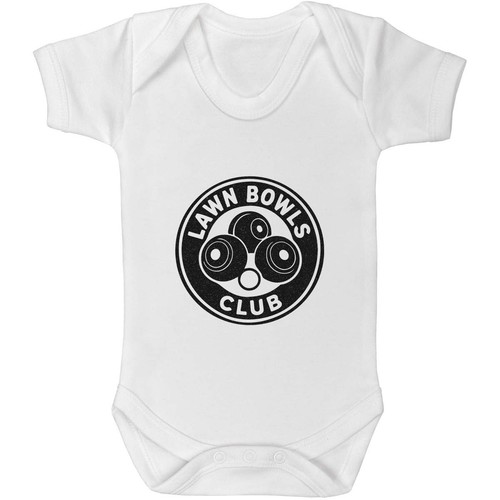 Lawn bowls club baby grow - bowls,