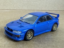 Del Prado 1999 Subaru Impreza 22B, 1:43 Scale, Die Cast, Rare, Blue, Good Cond.