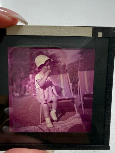 Vintage original photo slide - vintage,