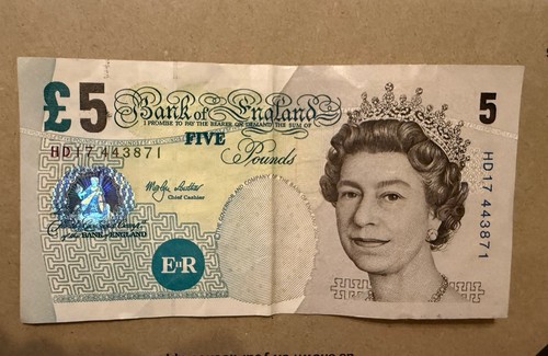 Bank england 5 lowther - £5,