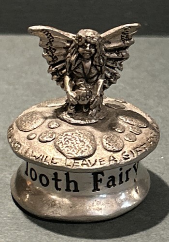 Vintage pewter tooth fairy - vintage,