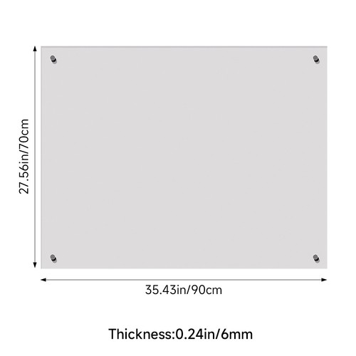 Toughened glass splashback - toughened,