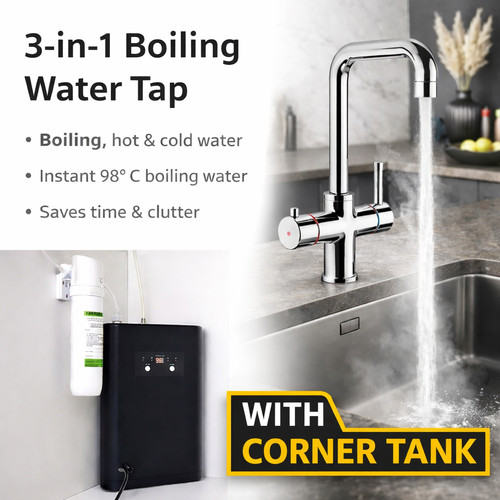 Chrome instant boiling - chrome, 3-in-1