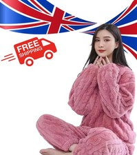Ladies Fleece Pyjama Set Soft