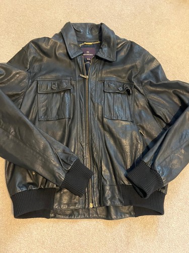 Mulberry black leather - , jacket
