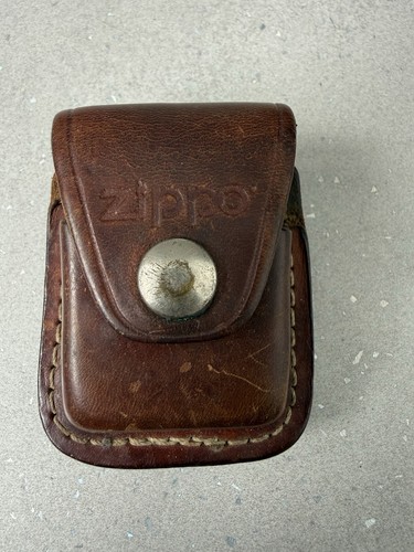 Leather zippo lighter - leather,