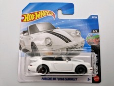 Hot Wheels Porsche 911 Turbo Cabriolet - White - New C Case 2026 - Combine P&p