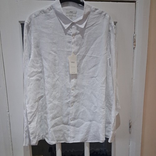 White pure linen - m&s,
