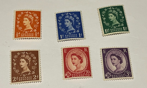 L453 qe2 mnh - gb, sg540-sg545