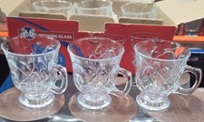 Set of 6  Small Glass Tea
