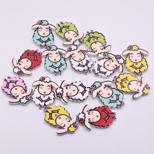 100 pcs sheep buttons for - sheep,