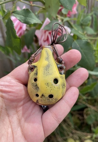 Sun version ceramic - ceramic, ocarina