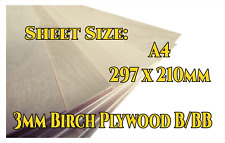 3mm Birch Plywood Sheet A4 –