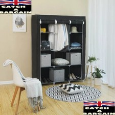 Portable Closet Storage Wardrobe Organizer Non-Woven Fabric Wardrobe (E296