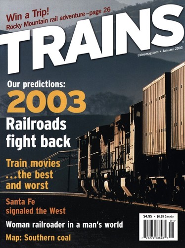 Trains magazine january - trains, 2003