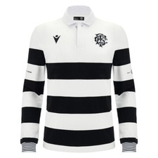 Macron Barbarians L/S Cotton Rugby Shirt