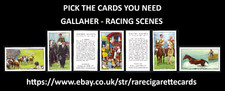 GALLAHER - RACING SCENES - PICK THE CARDS YOU NEED