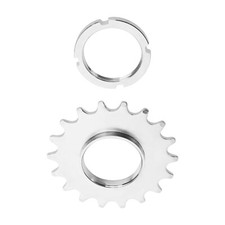 18T Bike Sprocket Fixed Gear Metal Speed Cog Lock Ring for Mountain Bike