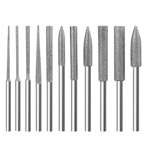 11pcs diamond burr bit - bit, set