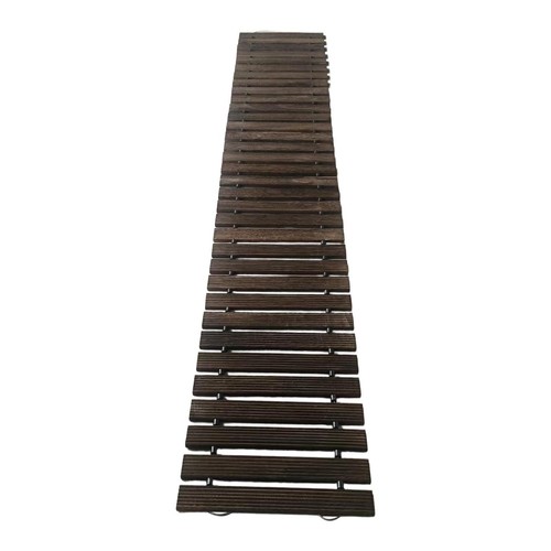 Wood garden pathway - wood, decorative