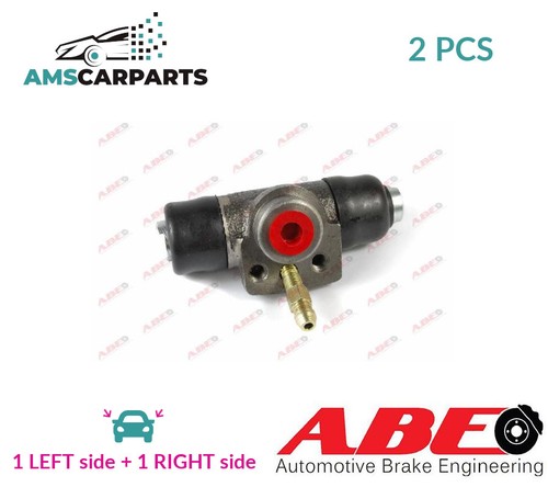 Drum wheel brake - wheel, pair